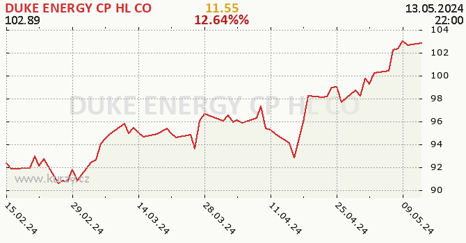DUKE ENERGY CP HL CO - historick graf