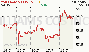WILLIAMS COS INC WMB - aktuální graf online