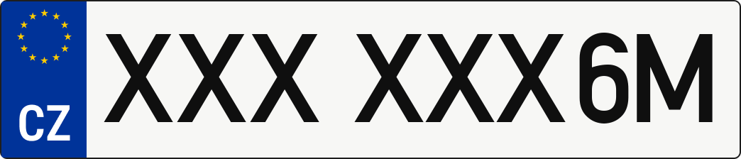 SPZ XXXXXX6M