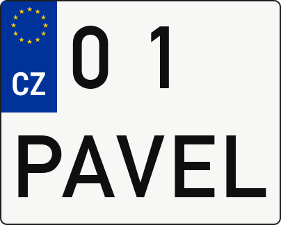 Moto SPZ 01PAVEL