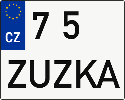 Moto SPZ 75ZUZKA