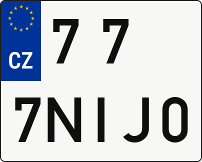 Moto SPZ 777NIJ0