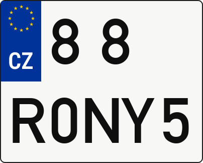 Moto SPZ 88R0NY5
