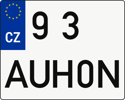 Moto SPZ 93AUH0N