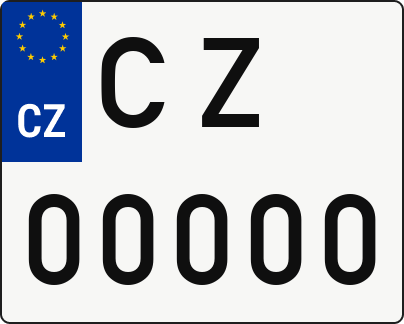 Moto SPZ CZ00000