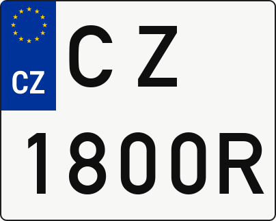 Moto SPZ CZ1800R