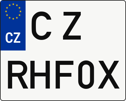Moto SPZ CZRHF0X