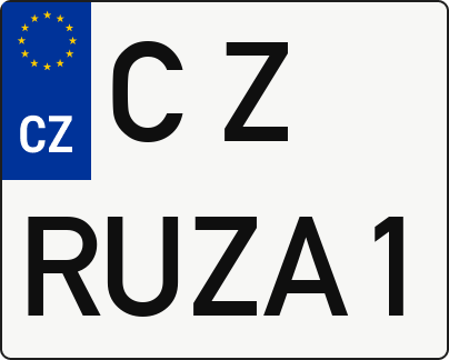 Moto SPZ CZRUZA1