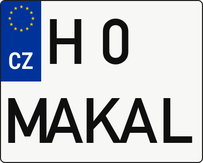 Moto SPZ H0MAKAL
