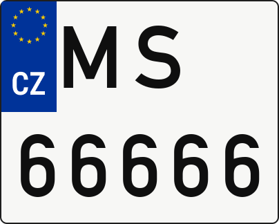 Moto SPZ MS66666