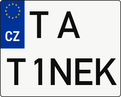 Moto SPZ TAT1NEK