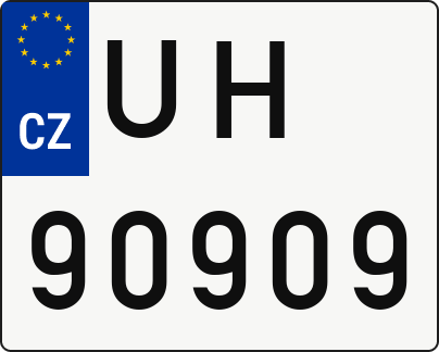Moto SPZ UH90909